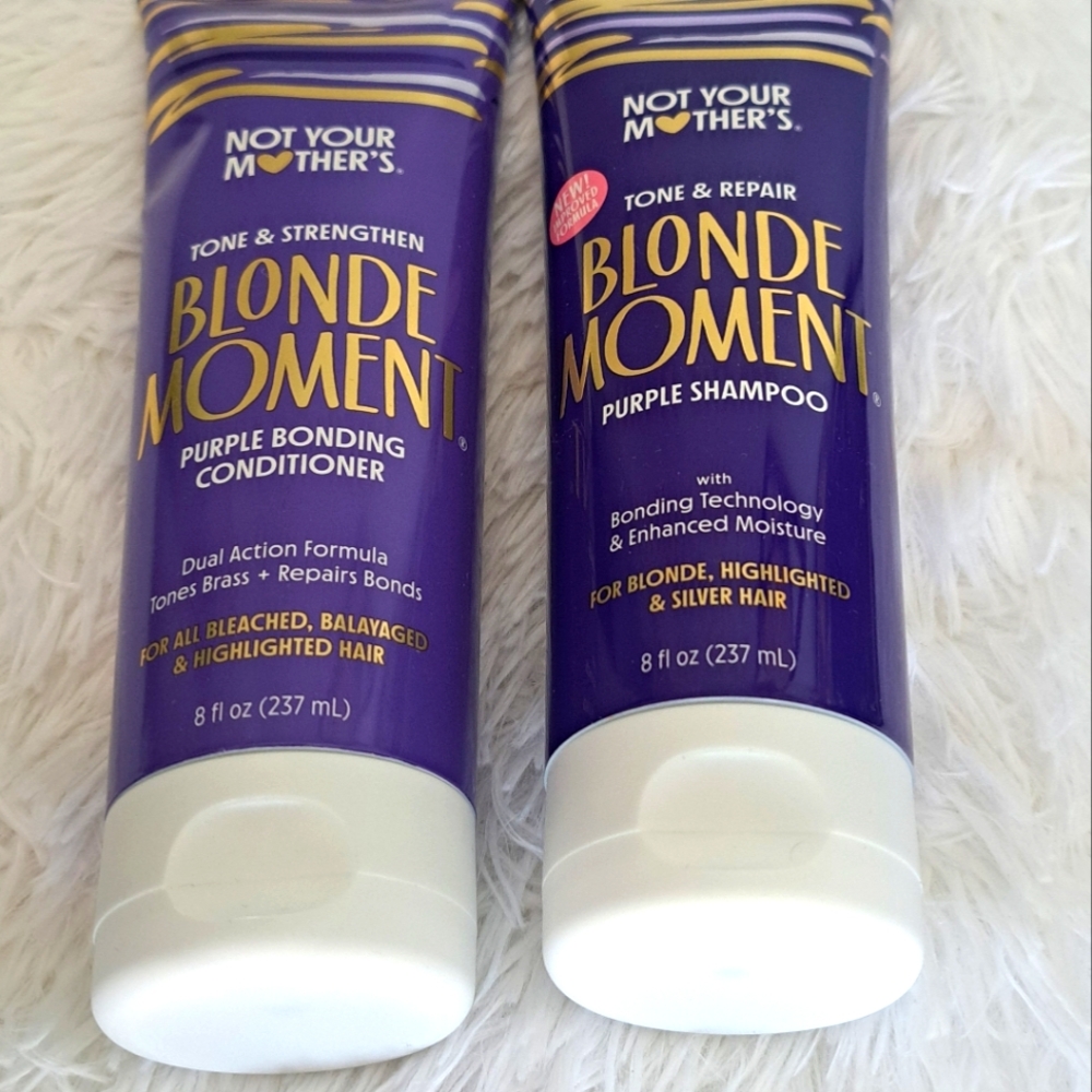 Not Your Mother's Blonde Moment Purple Shampoo and Conditioner Set